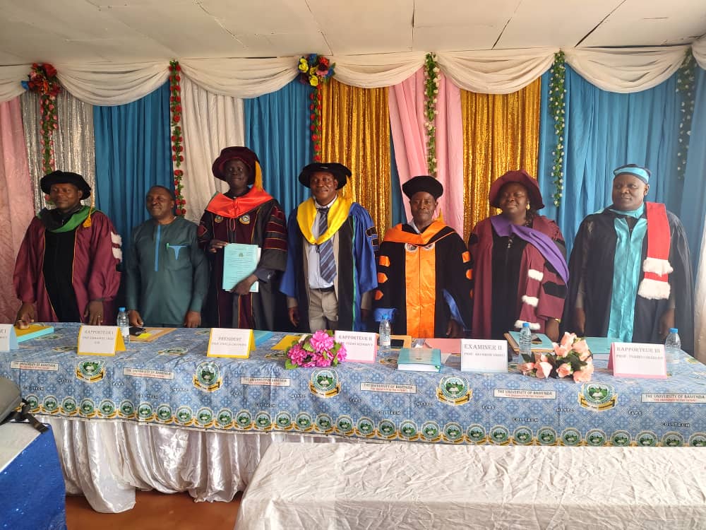 The First International PhD Defense in NAHPI